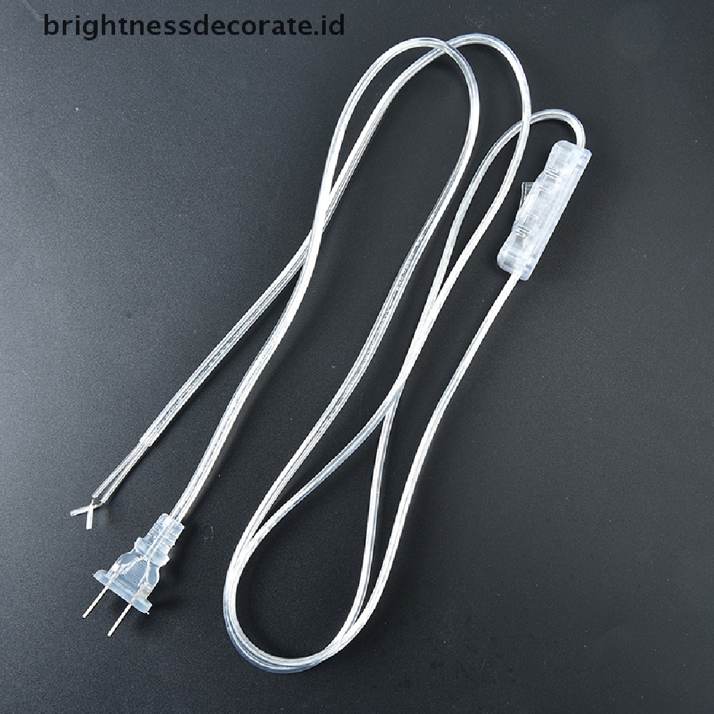 Kabel Extension Power Switch On Off 1.8m Untuk Lampu Led Us