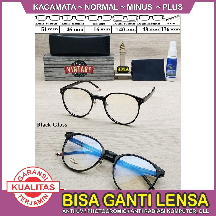 KACAMATA VINTAGE Vintage Korea Vintage Bulat IR3640 KACAMATA VINTAGE Vintage Korea Vintage Bulat IR3640