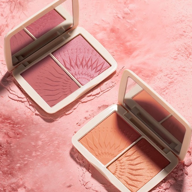 CLEARANCE SALE ! Focallure Sunkissed Monochromatic Compact Blush On Duo Palette Pipi FA125 FA 125 Perona Pemerah Pipi Tahan Lama Waterproof