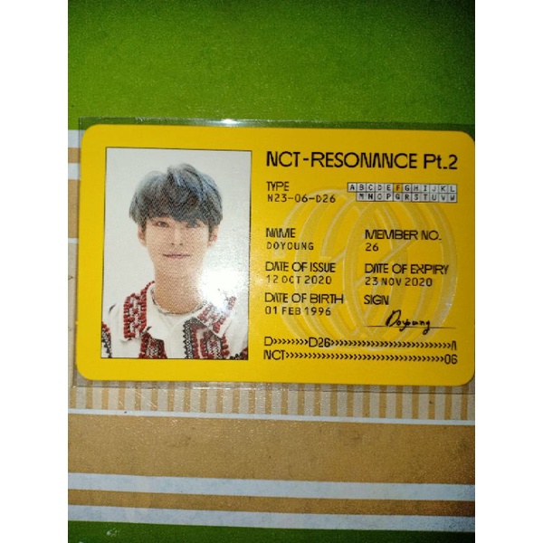 Idc ID Card Doyoung NCT