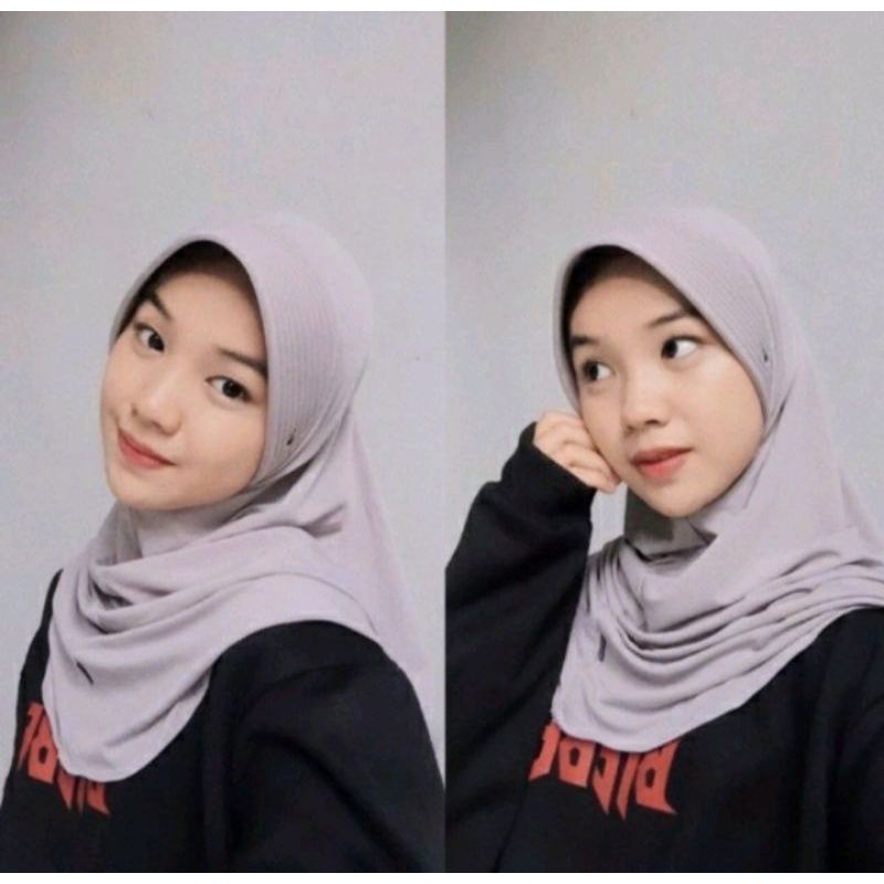 Jilbab Hijab Kerudung Bergo Instan Daily Pet Hamidah Jersey Antem Terbaru Murah