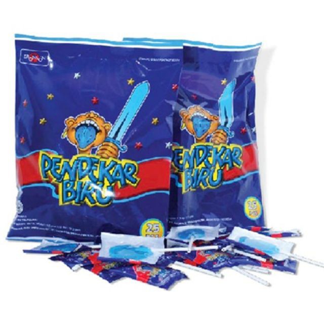 

Permen Pedang Lolipop Pendekar Biru Bungkus isi 25 pcs