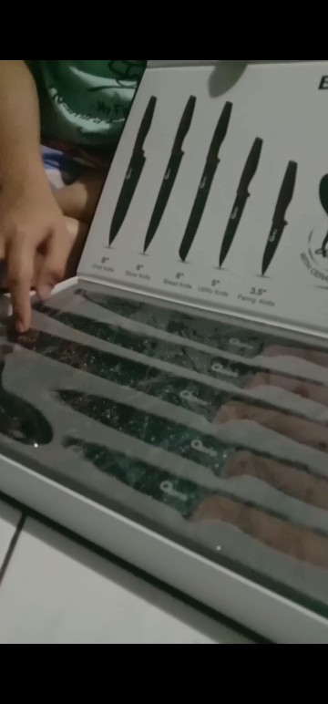 Oxone Black Marble Pisau Dapur Knife Set Ox-605 / Ox-609n - Hitam / Ox-608n - Warna / Ox-617 - Putih