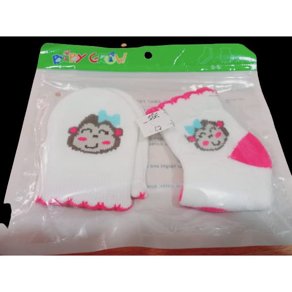 sarung tangan kaki bayi  baby grow newborn 0-3bulan