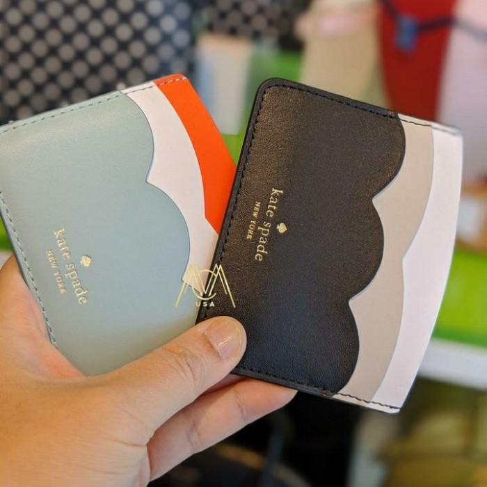 

Kate Spade Small Slim Card Holder Gemma Ks0554 - Cloud Mist