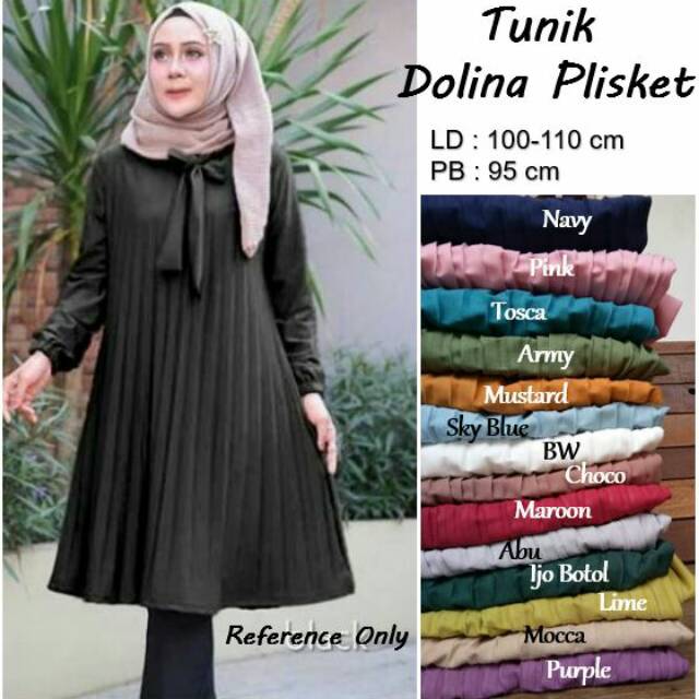 Dolina Tunik Plisket 35 ribu Aja