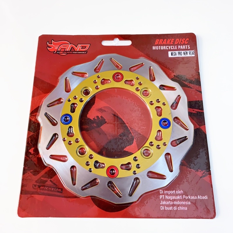 PIRINGAN CAKRAM DISC BELAKANG CB150R/MEGAPRO NEW/VERZA/TIGER sparepat aksesoris dan variasi