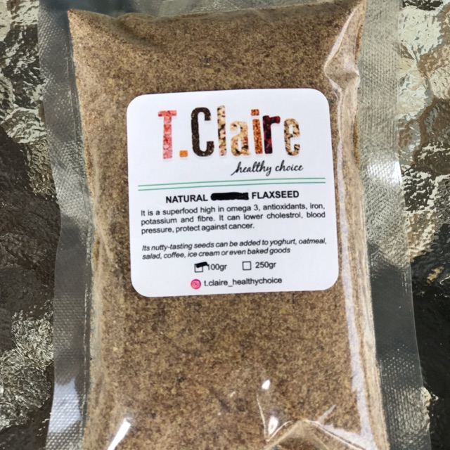 

Natural Brown Flaxseed Powder 100gr