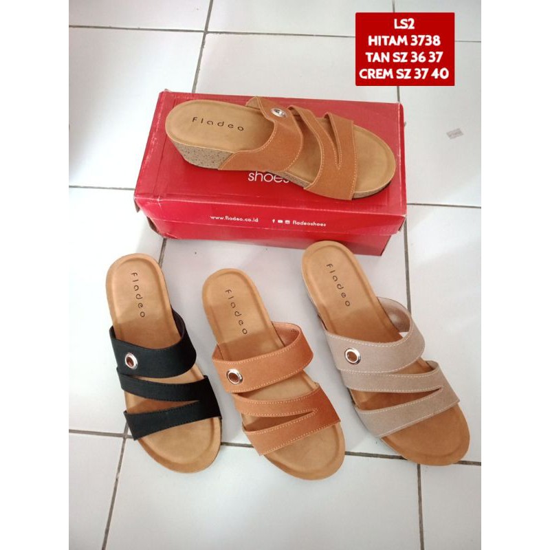 SANDAL BRANDED MATAHARI WANITA FLADEO LS2
