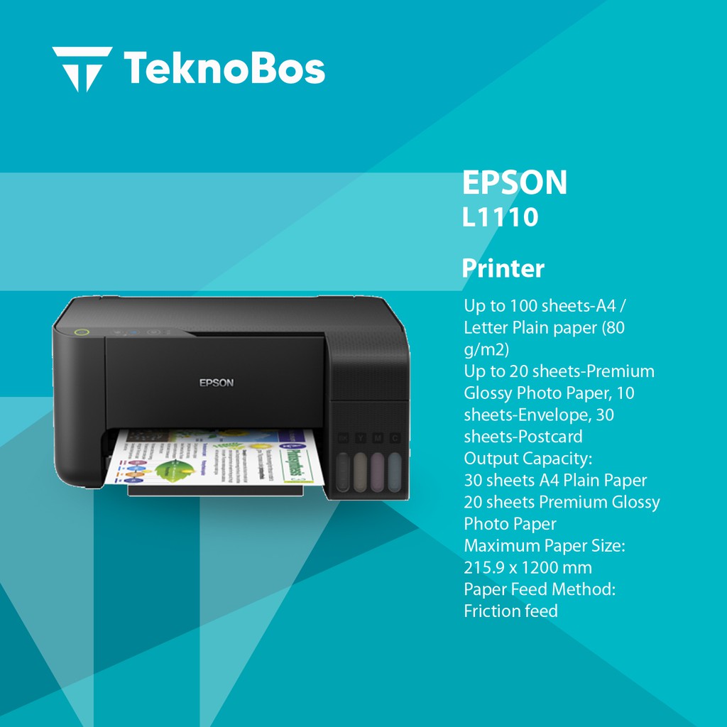 Jual Epson Ecotank L1110 Ink Tank Printer Fs Indonesiashopee Indonesia 5095