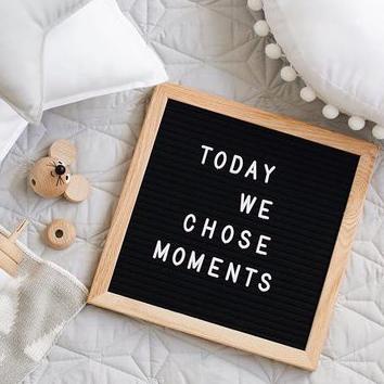 

Best! Letter Board - Papan Nama Bayi - Felt Letter Board - Papan Tulis Custom - Letter Board Kekinian SmileGirl 25x25