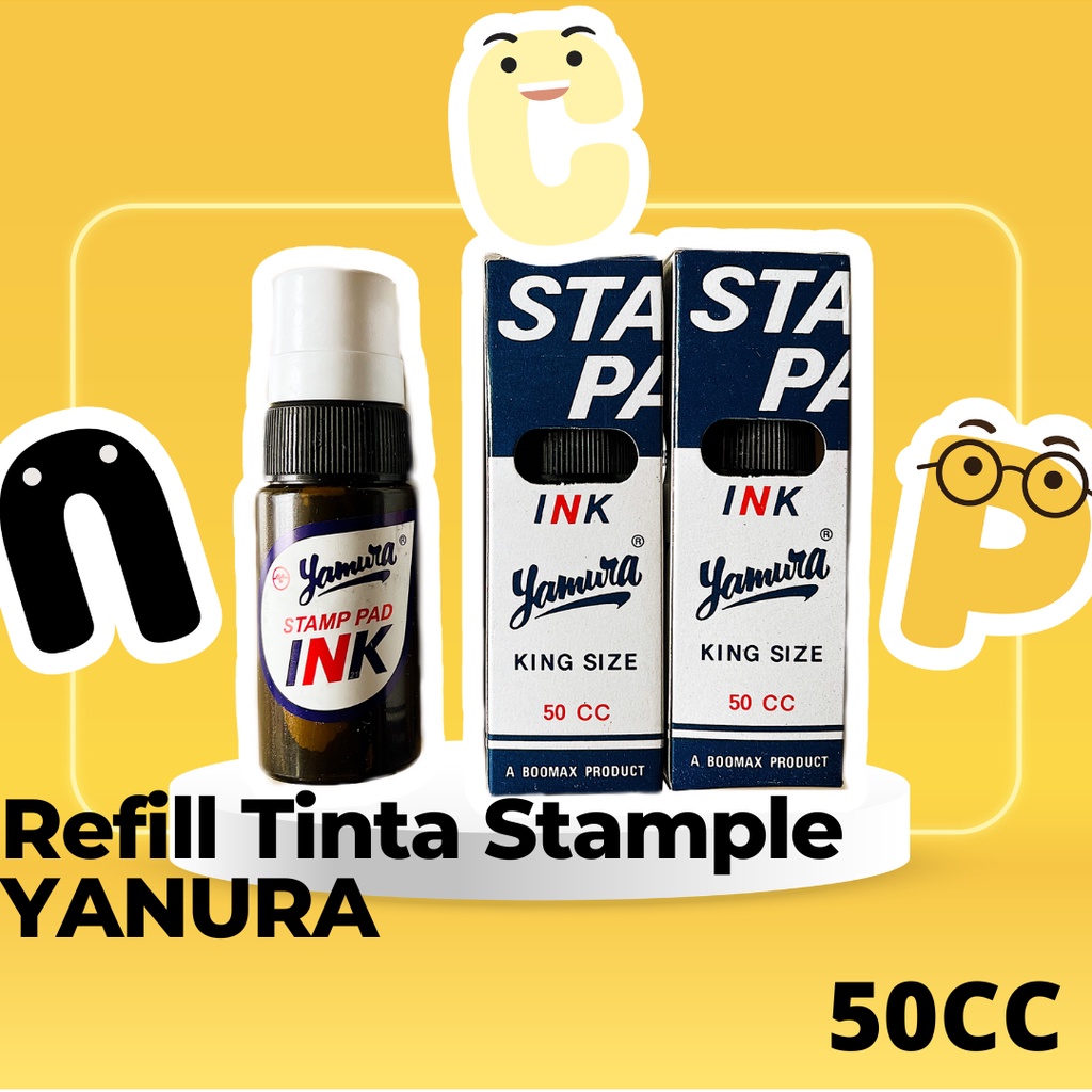 

Stamp Pad Ink Refill Tinta Stample Yamura 50cc