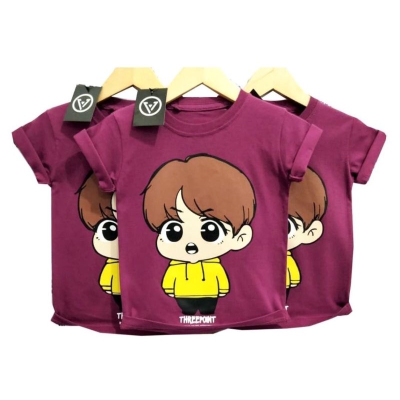 Baju Anak Distro BTS | Kaos Anak Distro BTS | Kaos Anak Jungkook BTS | Kaos Anak Jimin BTS
