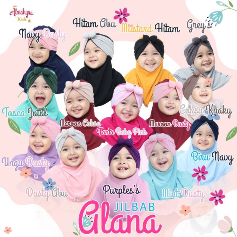 ALMAHYRA KIDS JILBAB ALANA XS-L / JILBAB ANAK / HIJAB ANAK BAYI