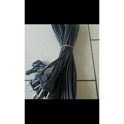 kabel power ac buntung oval 2meter merek MONTOYA jual per/10pcs