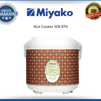 Magicom Miyako 1.8 Liter MCM508 Batik KWG / Memasak, Mengukus dan menghangatkan