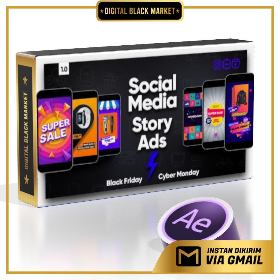 Social Media Story Ads - After Effects Project Files
