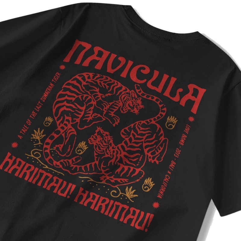 T-Shirt Merchandise NAVICULA 'Harimau-harimau' | Bootleg