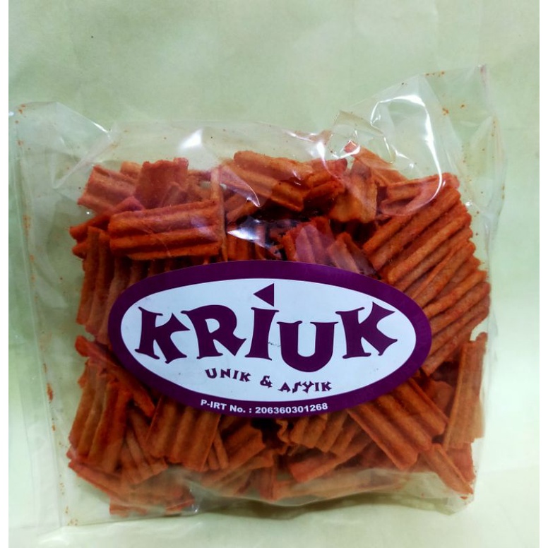 

kripik kentang pedas.