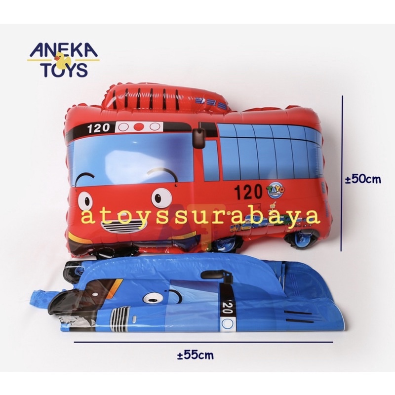 TAYO 120 (BALON GAS/FOIL/TERBANG/KARAKTER)