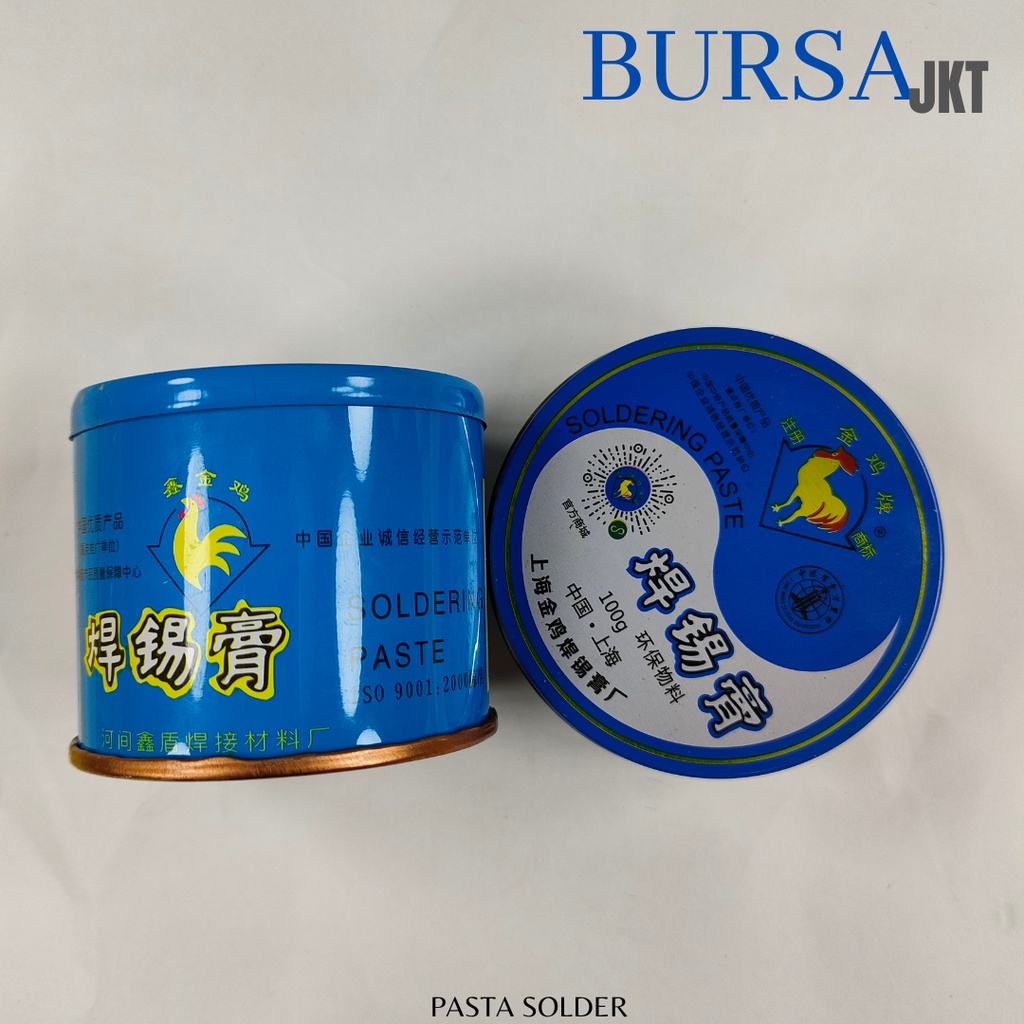 PASTA SOLDER 100G GRAM FLUXGREASE MINYAK SOLDERING PEMBERSIH UJUNG SOLDER TIDAK BERBAU