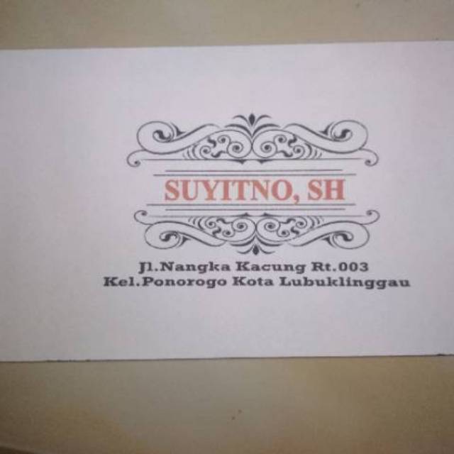 

Amplop Nama
