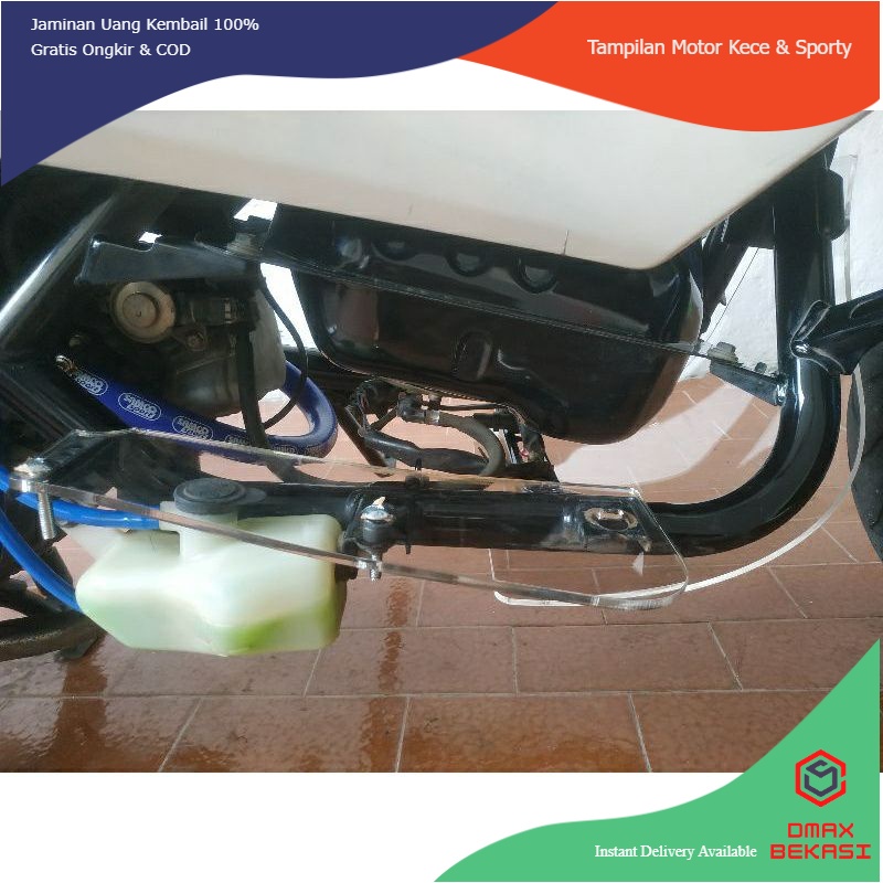 DEK BAWAH COVER BAWAH MIKA/AKRILIK DAN PIJAKAN KAKI/BOARD FOOTREST AKRILIK OLD NMAX DAN NEW NMAX