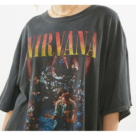 [COD] crbn_clth kaos band | T SHIRT NIRVANA LIVE AT PERFORMENCT
