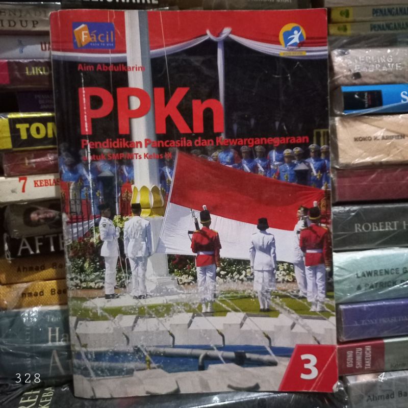 BUKU BEKAS PPKN SMP kelas 2 & 3 facil