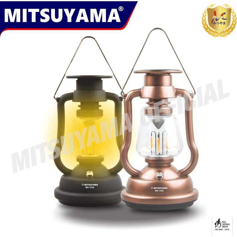 Barangunik2021 - Lentera LED Filamen 10 Watt Warm White Mitsuyama MS-1038 Emergency