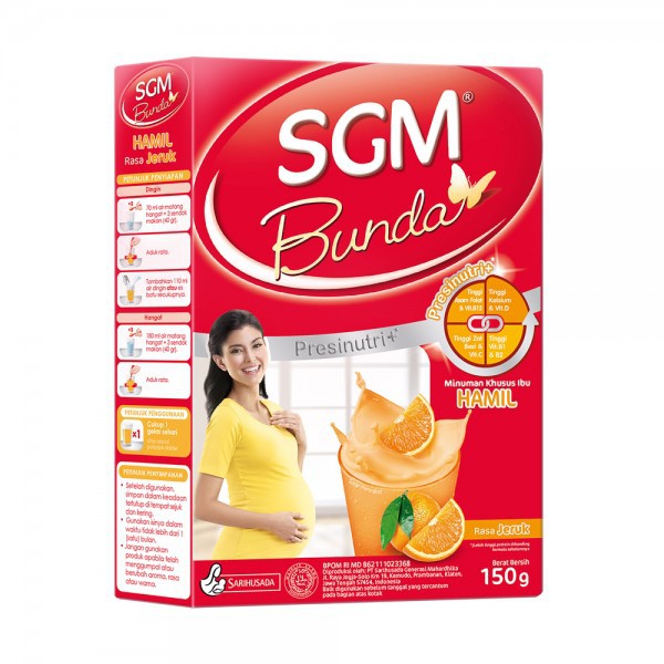 SGM Bunda 150g Ih Jeruk (khusus untuk ibu hamil dan menyusui)