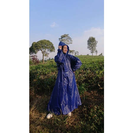 Jas Hujan Gamis Syari Muslimah Bigsize Jumbo