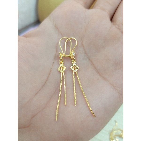 ANTING JURAI DEWASA PERAK 925 LAPIS MAS