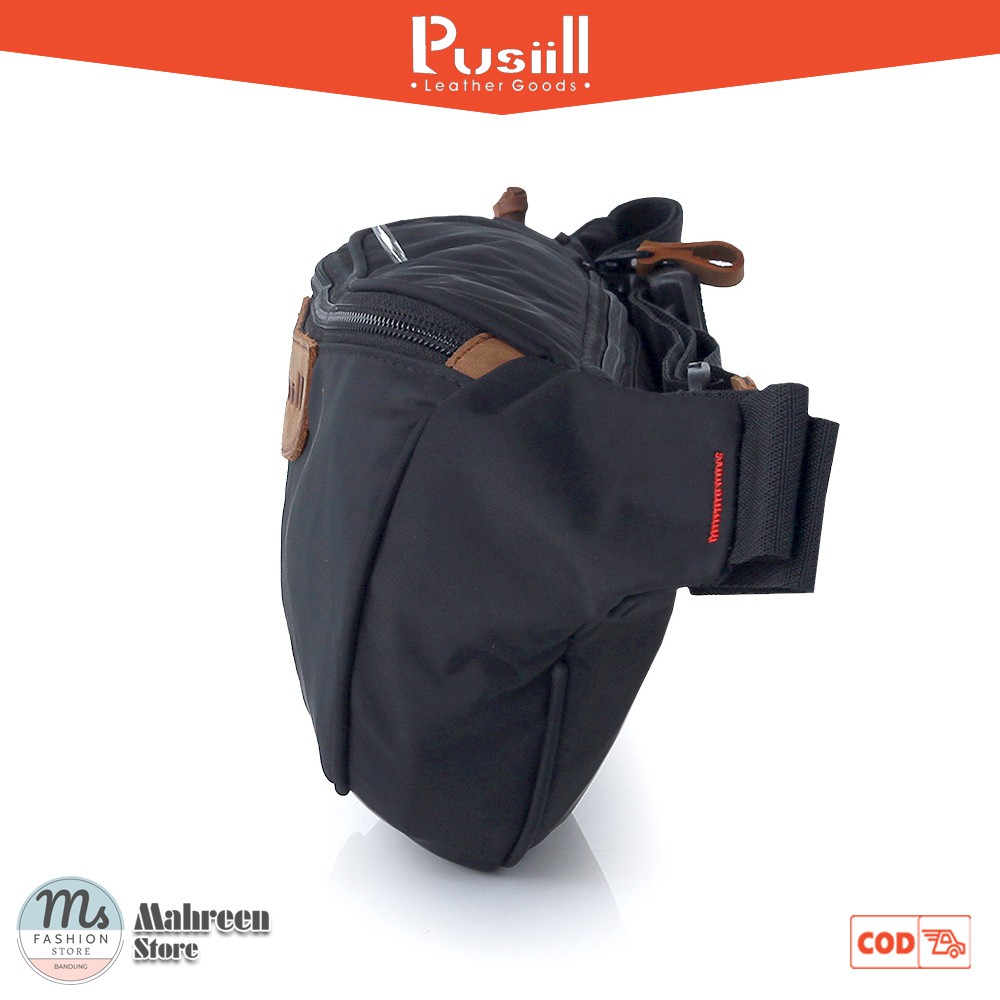 Tas Waist Bag Tas Selempang Kombinasi Kulit Original Pusiill | XM 505