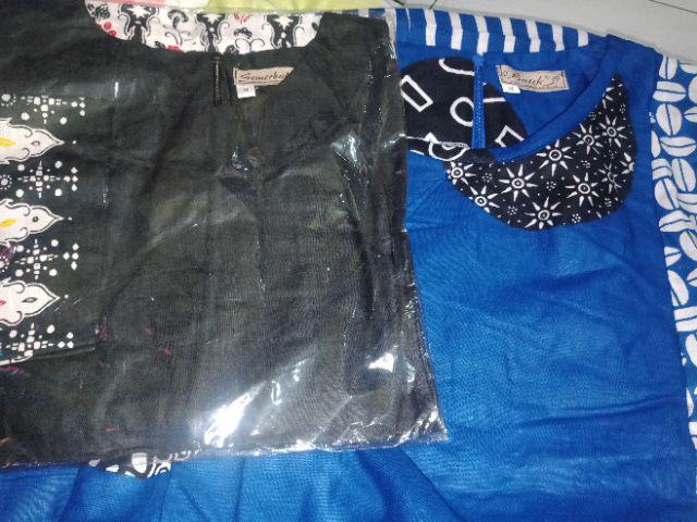 Terbaru Serut Genes Jelita Tunic Navbor Yelbor Whitbor Creambor Tunik Batik Modern Hrb030 Dolbi Dob