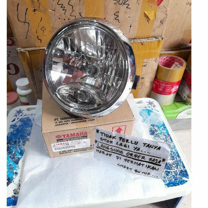 REFLEKTOR LAMPU DEPAN HEADLAMP RX KING NEW 2008 ORIGINAL
