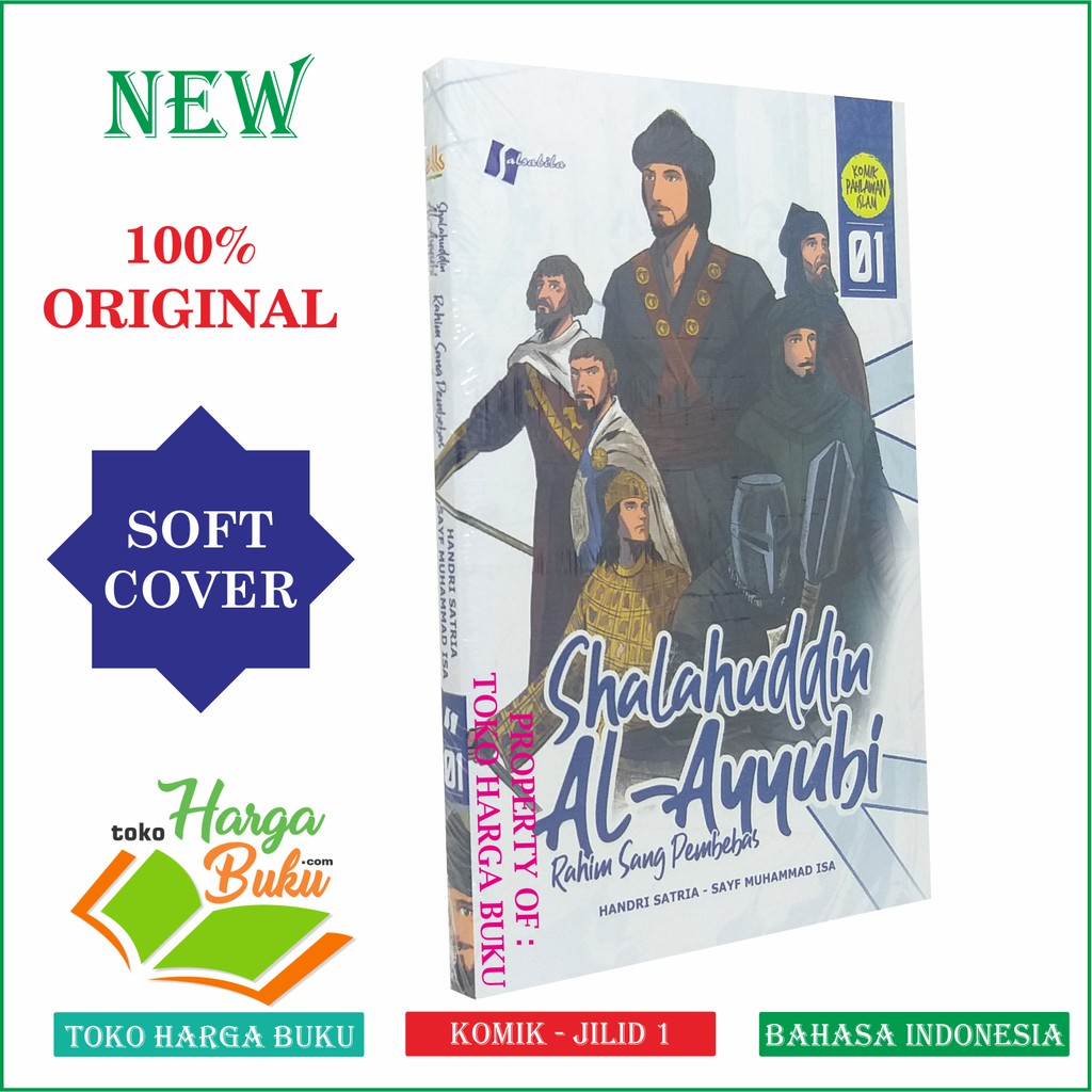 Foto Komik Shalahuddin Al-Ayyubi Jilid 1 Rahim Sang Pembebas FULL COLOR Salsabila Pustaka Al-Kautsar