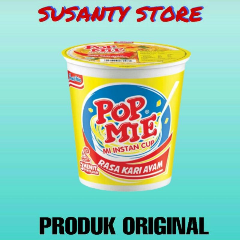 

POP MIE INSTAN CUP KUAH RASA KARI AYAM 75GR.