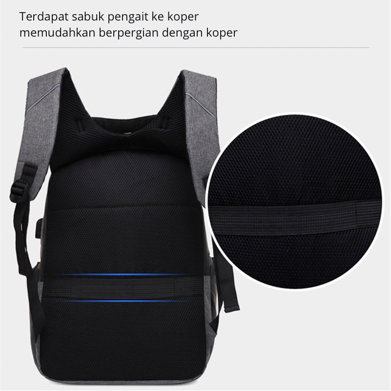 Mainland Tas Pria Ransel Backpack Tas Casual Kerja Sekolah Import TR209