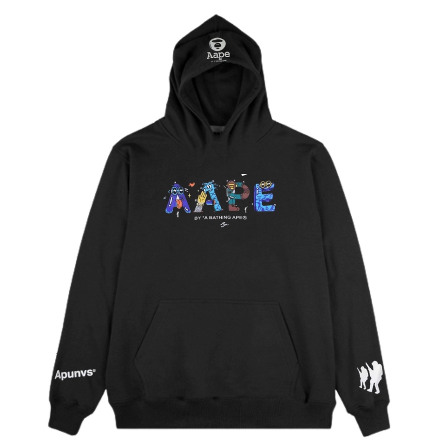 aape x one PIce Anime Tengkorak Hoodie Pria Unisex II Jumper Hoodie Anime II Sweater Hoodie Sablon One Pice tengkorak ( Pria &amp; Wanita )