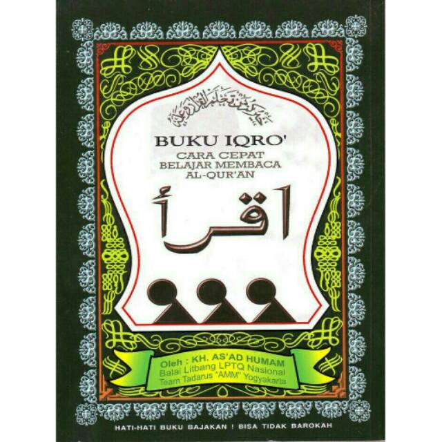 BUKU IQRO  CARA CEPAT BELAJAR MEMBACA AL QUR AN JILID 1  6 