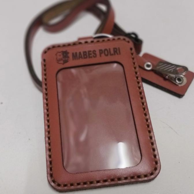 

Office & Stationery | Document Organizer | Holder Id Card / Name Tag Mabes Polri Kulit Asli | Best Seller