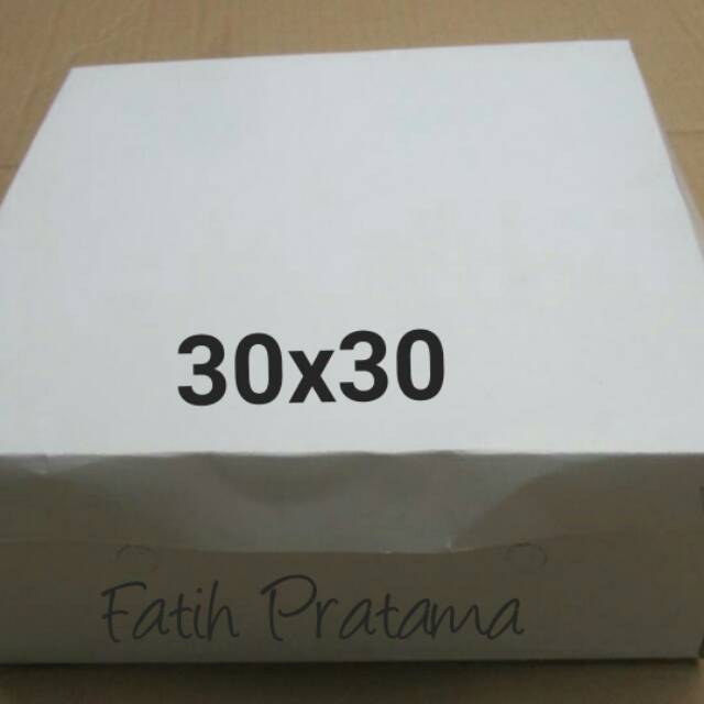 Dus 30x30 putih polos TEBAL | Box 30x30 putih polos TEBAL | Kotak 30x30 putih polos TEBAL