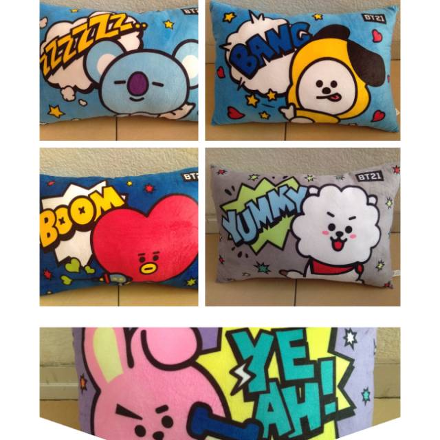 Promo BANTAL BTS BT21 OFFICIAL