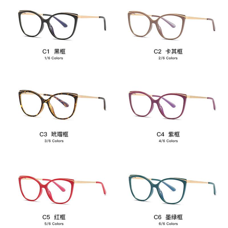 【YUZHU】COD TR90 Frame Kacamata Trend Fashion Kacamata Anti Biru untuk Wanita