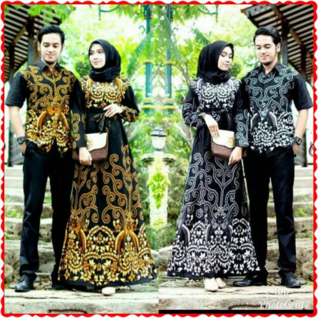 Couple gamis katun sogan best seller garansi harga termurah