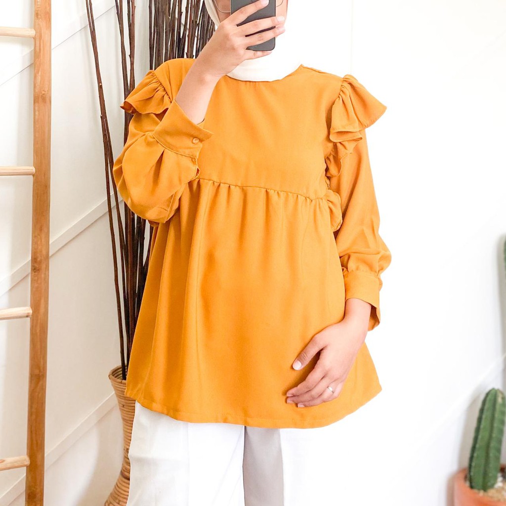 DISKON Gardena Blouse - atasan murah / blouse murah / atasan wanita / blouse wanita / atasan cantik