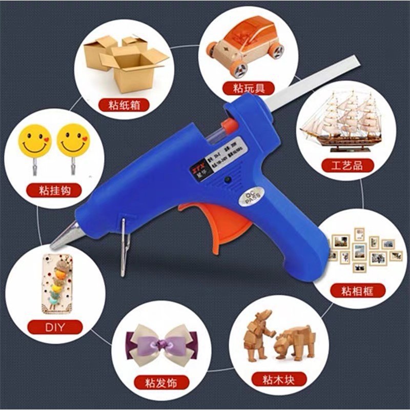 Pistol Lem Tembak 20 watt / Hot Melt Glue Gun On Off