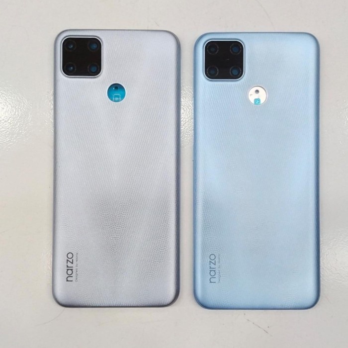 TUTUP BELAKANG BACKDOOR REALME NARZO 20 20A KASING PENUTUP BATERAI HP REALMI NARSO 20 NARZO 20A CASI