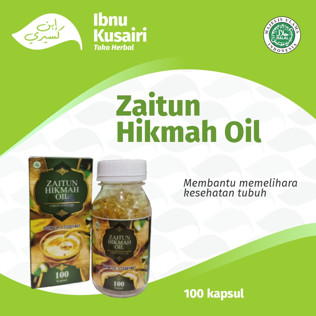 

Zaitun Hikmah Oil isi 100 Kapsul